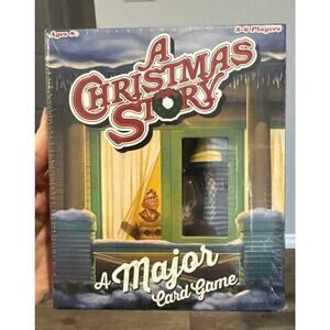 Funko 2020 A Christmas Story A Major Card Game with 2" Leg Lamp Figure - SEALED